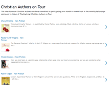 Tablet Screenshot of christianauthorsontoursilvermembers.blogspot.com