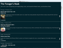 Tablet Screenshot of foragersnook.blogspot.com