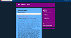Desktop Screenshot of mrsamerica2010.blogspot.com