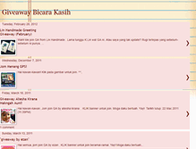 Tablet Screenshot of kisahbicarakasih.blogspot.com