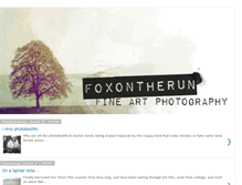 Tablet Screenshot of foxontherunphoto.blogspot.com