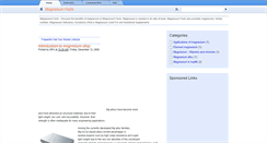Desktop Screenshot of magnesium-facts.blogspot.com