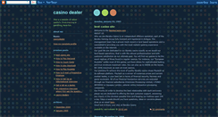 Desktop Screenshot of casinodealer.blogspot.com