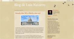 Desktop Screenshot of luisnavarronews.blogspot.com