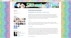 Desktop Screenshot of imnottoy.blogspot.com
