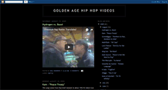 Desktop Screenshot of goldenagehiphop.blogspot.com