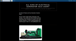 Desktop Screenshot of generator-bangladesh.blogspot.com