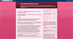 Desktop Screenshot of dawnrowansaga.blogspot.com