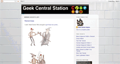 Desktop Screenshot of geekcentralstation.blogspot.com