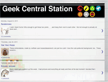 Tablet Screenshot of geekcentralstation.blogspot.com