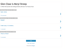 Tablet Screenshot of glencloseismerylstreep.blogspot.com