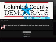 Tablet Screenshot of columbiavotesblue.blogspot.com