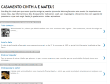 Tablet Screenshot of casamentocinthiaemateus.blogspot.com