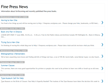Tablet Screenshot of finepress.blogspot.com