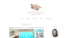 Desktop Screenshot of parkermolly.blogspot.com