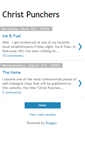 Mobile Screenshot of christpunchers.blogspot.com