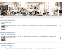 Tablet Screenshot of developingdesigns.blogspot.com