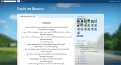 Desktop Screenshot of gaultsonboracay.blogspot.com