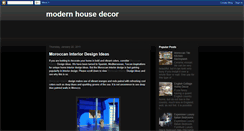 Desktop Screenshot of modernhousedecor.blogspot.com