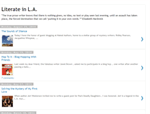 Tablet Screenshot of literateinla.blogspot.com
