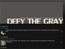 Tablet Screenshot of defythegray.blogspot.com