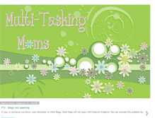 Tablet Screenshot of multi-taskingmoms.blogspot.com