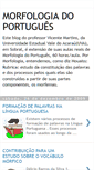 Mobile Screenshot of morfologia-do-portugues.blogspot.com