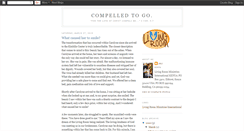 Desktop Screenshot of compelledtogo.blogspot.com