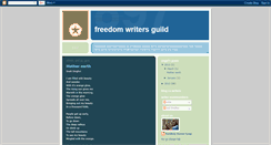 Desktop Screenshot of freedomwritersguild.blogspot.com
