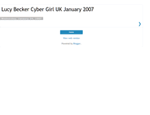 Tablet Screenshot of lucybeckeruk.blogspot.com
