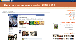 Desktop Screenshot of great-portuguese-disaster.blogspot.com