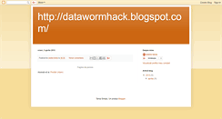 Desktop Screenshot of datawormhack.blogspot.com