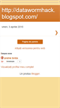 Mobile Screenshot of datawormhack.blogspot.com