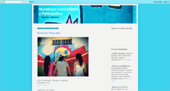 Desktop Screenshot of muralismocomunitario.blogspot.com