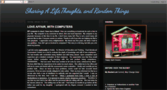 Desktop Screenshot of bloggingmylifeandthoughts.blogspot.com