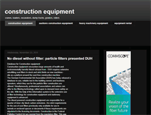 Tablet Screenshot of constructionequipmentsales.blogspot.com