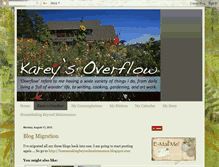 Tablet Screenshot of kareysoverflow.blogspot.com