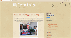 Desktop Screenshot of bigtroutlodgecommunity.blogspot.com