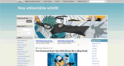 Desktop Screenshot of newanimationworld.blogspot.com