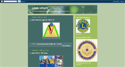 Desktop Screenshot of lionsupdate.blogspot.com