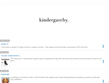 Tablet Screenshot of kindergarchy.blogspot.com
