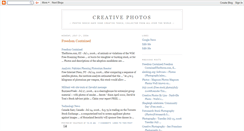 Desktop Screenshot of creativephotos.blogspot.com