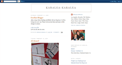 Desktop Screenshot of karalea-karalea.blogspot.com