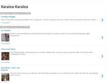 Tablet Screenshot of karalea-karalea.blogspot.com