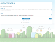 Tablet Screenshot of juegosensps.blogspot.com