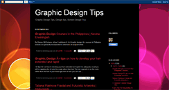 Desktop Screenshot of graphic-design-tips.blogspot.com