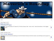 Tablet Screenshot of mavericksroundup.blogspot.com