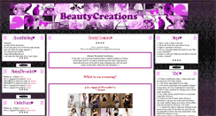 Desktop Screenshot of beautycreations.blogspot.com