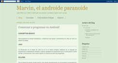 Desktop Screenshot of androideparanoide42.blogspot.com