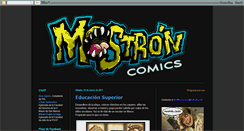 Desktop Screenshot of mostroncomics.blogspot.com